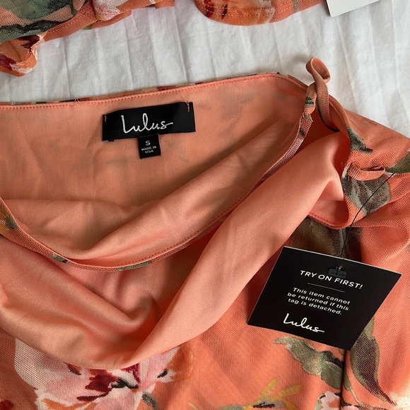 Lulus vacation two piece flora long sleeve crop top and skirt - Picture 8 of 8